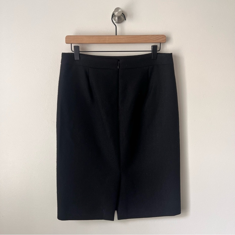 J. Crew Black Wool No. 2 Pencil Skirt - Picture 5 of 8